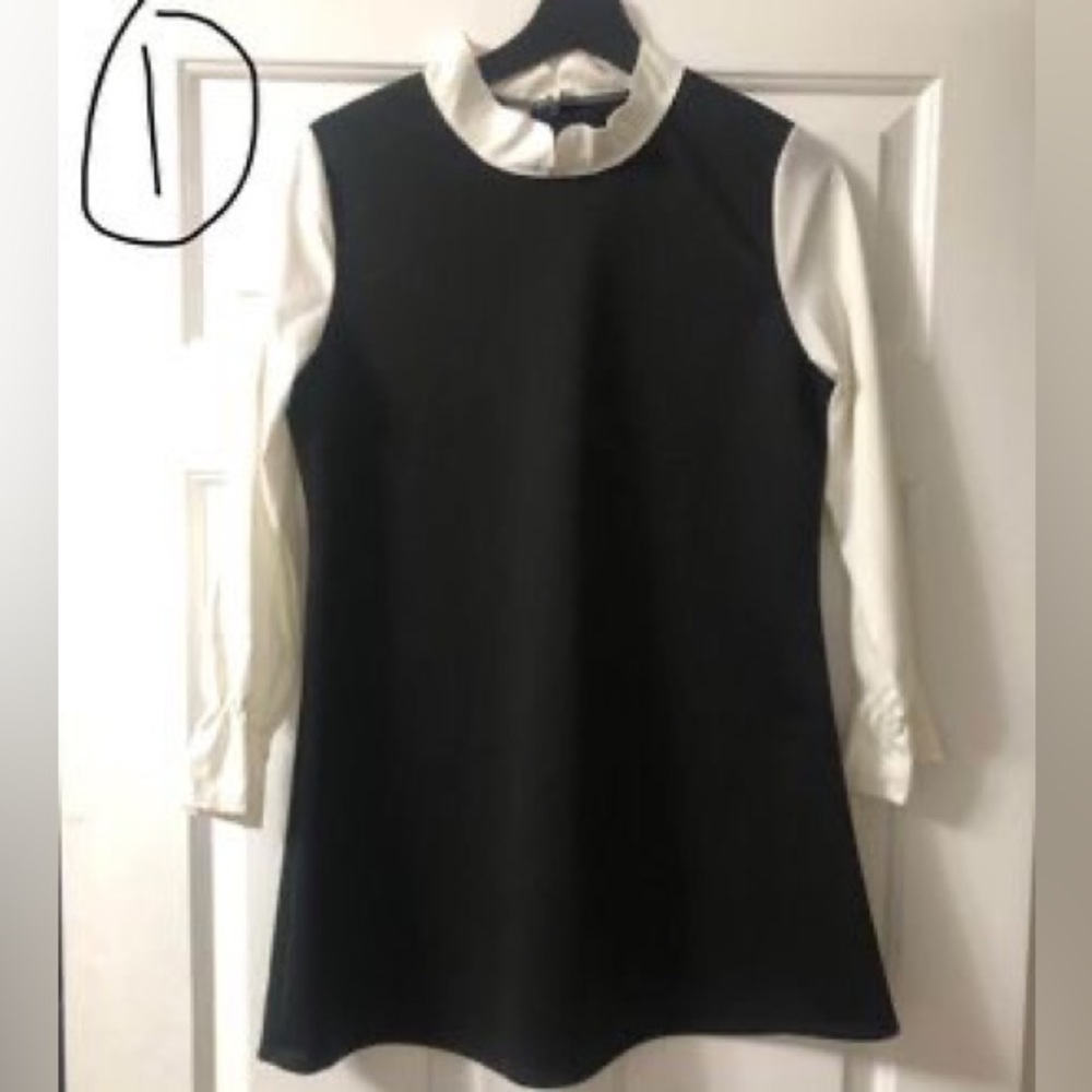 Mock Two Piece Mini Dress